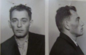 Two identity photographs of Paul Ioanid side by side, one facing the camera and one in profile